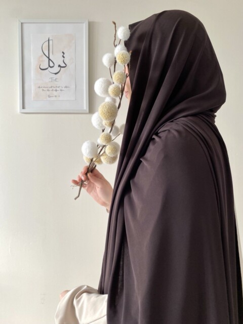 Maxi jersey sandy hijjab®️ creation - Brown 100357918 - 