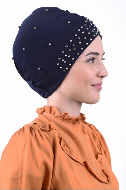 Pearly Pool Cap Navy Blue