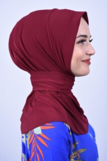 شال أحمر كلاريت - 