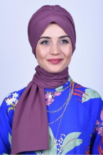 All Occasions Bonnet - Shirred Tie Bone Dark Rose Dried - 100285556 - Hijab