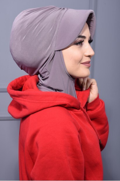 Sports Hat Scarf Mink - 100285647 - 