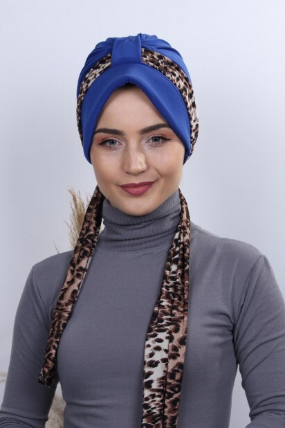 Scarf Hat Bonnet Sax - 100284989 - 