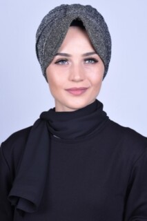 Evening Model - Silvery Hat Bonnet Anthracite - 100285588 - Hijab