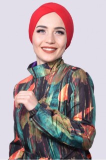 Cross Style - Pool Cap Red - 100285479 - Hijab