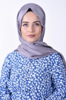 Châle Dubai Soie Gaufre Gris - 