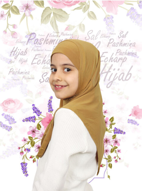 Girls Hijab - لافندرا روز - كود: 78-43 - Hijab