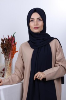 Medine ipegi Shawl - Medina Silk Shawl Navy Blue 100285393 - Hijab