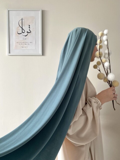 Maxi Jersey Sandy Hijjab®️ Creation - Pastel Blue 100357923 - 