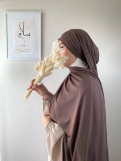 Jersey Premium Marron Rose 100357695 - Hijab