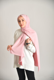 شال المدينة لون زهري - Hijab