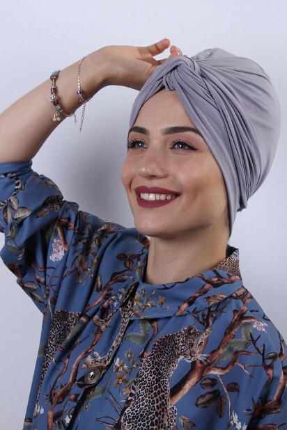 Bonnet Enveloppant Gris - 