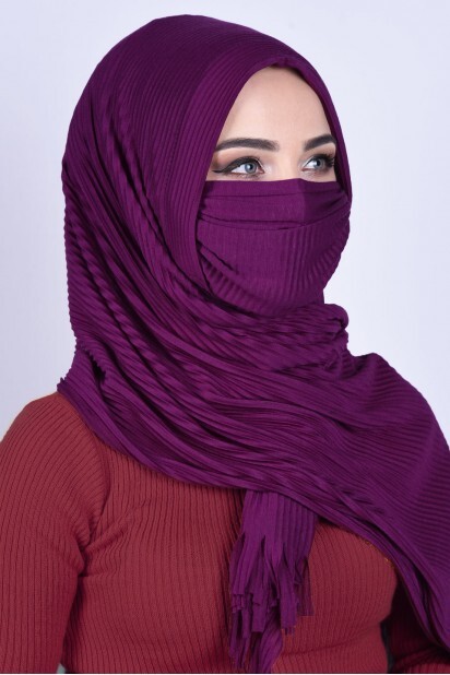 Masked Shawl Purple - 100285350 - 