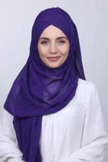 Bonnet Shawl Purple - 100285159 - Hijab