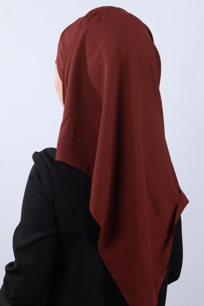 4 Draped Hijab Shawl Cinnamon - 100285090 - 