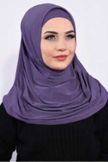 غطاء الصلاة بونيه ليلكي - Hijab