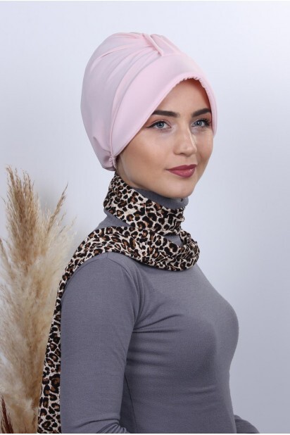 Scarf Hat Bonnet Salmon - 100284988 - 