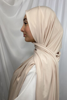 Shawl - Sandy Premium 2 Mètres Beige - Hijab