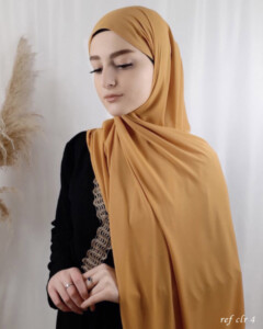 شال كريب زر ذهبي - - شال كريب زر ذهبي - 