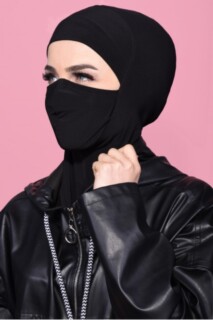 Masked Sport Hijab Black - 100285375 - 
