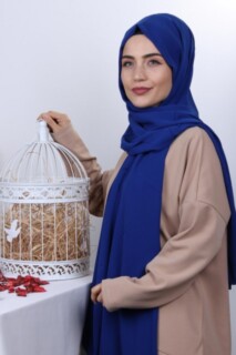 Medina Silk Shawl Sax 100285397 - 