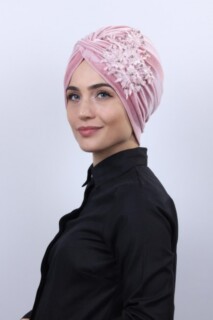 Velours Guipure Vera Os Rose Poudré - 