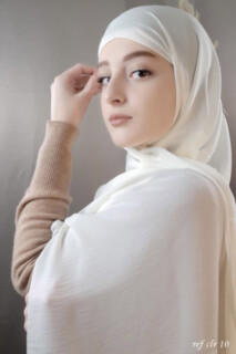 Hijab Jazz Premium Vanille - - Hijab Jazz Premium Vanille - 
