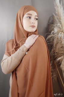 Hijab Jazz Premium Argile Rouge - - Hijab Jazz Premium Argile Rouge - 
