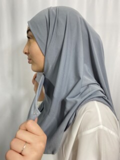 Cagoule with Tie - Cagoule Sandy Light grey 100357816 - Hijab