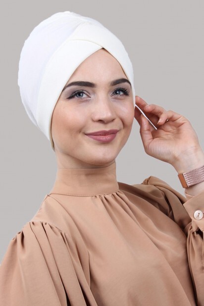 Buckled Double-Sided Bonnet Ecru - 100285171 - 