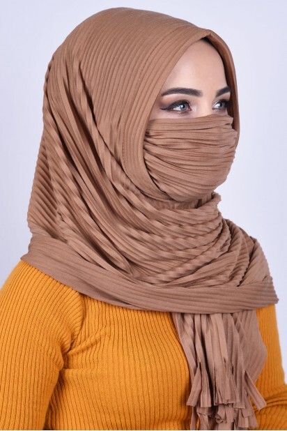 Masked Shawl Tan - 100285354 - 