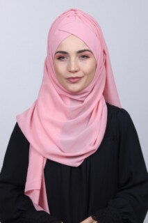 Bonnet Shawl Powder Pink - 100285162 - Hijab