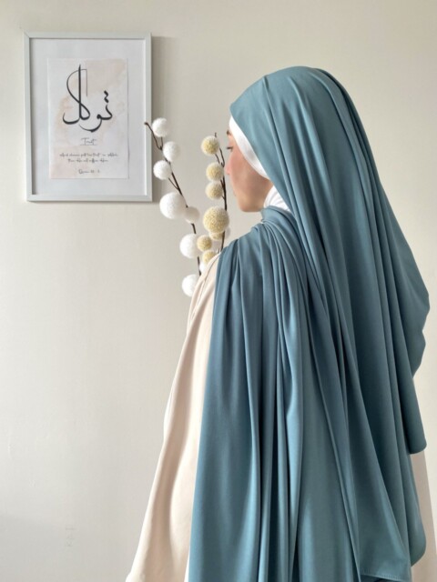 Maxi Jersey Sandy Hijjab®️ Creation - Pastel Blue 100357923 - 