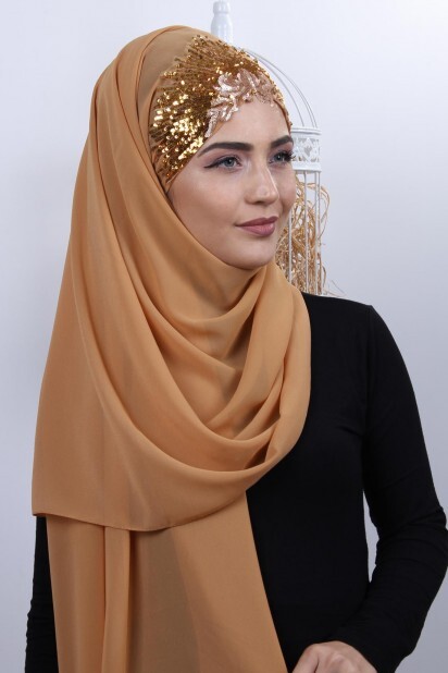 Design Princess Shawl Mustard Gold - 100282888 - 