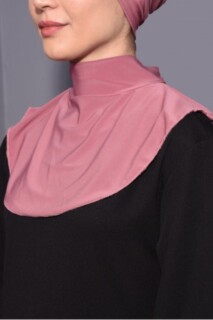 Bouton pression Hijab Col Rose Séchée - 
