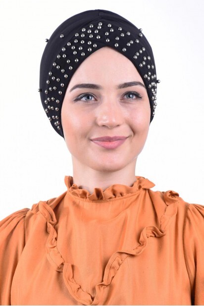 Pearl Pool Cap Black - 100284952 - Hijab