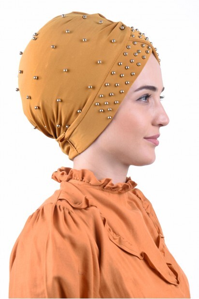 Pearly Pool Cap Mustard Yellow - 100284950 - 