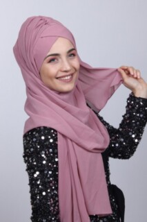 Bonnet Shawl Dried Rose - 100285152 - 