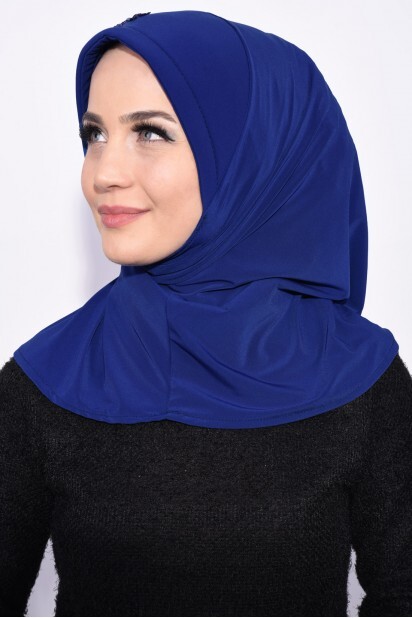 Pratik Pullu Hijab Saks Mavisi - 100285513 - 