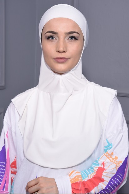 Col Col Hijab Ecru - 