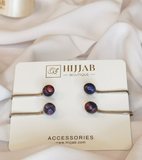 4 pcs Muslim Hijab Clip Scarf 100298811 - 