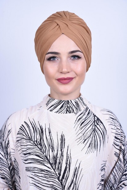 Bonnet & Turban - بونيه فيرا الخارجي تان - Hijab