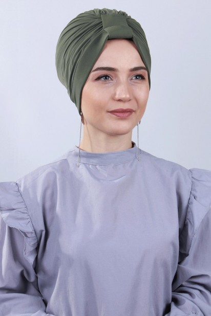 بونيه نيفرولو بوجهين كاكي أخضر - 