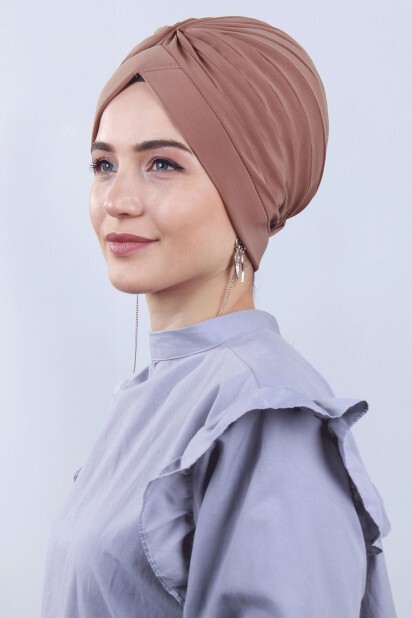 Nevrulu Double-Sided Bonnet Taba - 100285434 - 