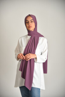 شال المدينة لون الباذنجان - Hijab