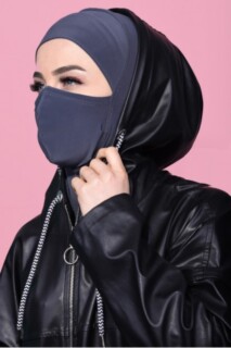 Hijab Sport Masqué Fumé - 