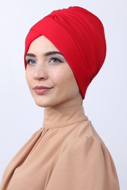 Buckled Double-Sided Bonnet Red - 100285175 - 