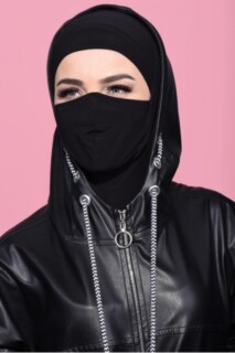 Masked Sport Hijab Black - 100285375 - 