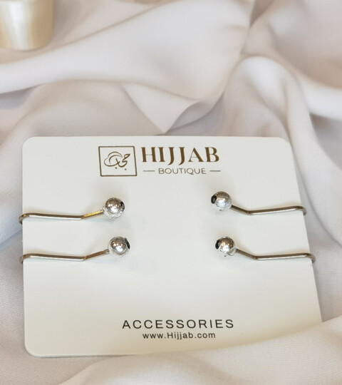 Hijab Clips - 4 pcs Muslim Hijab Clip Scarf 100298824 - Hijab