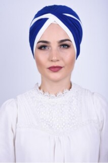 Knot style - Two Color Vera Bone Sax - 100285670 - Hijab
