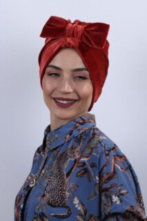 Velvet Bow Tile Bonnet - 100283039 - 